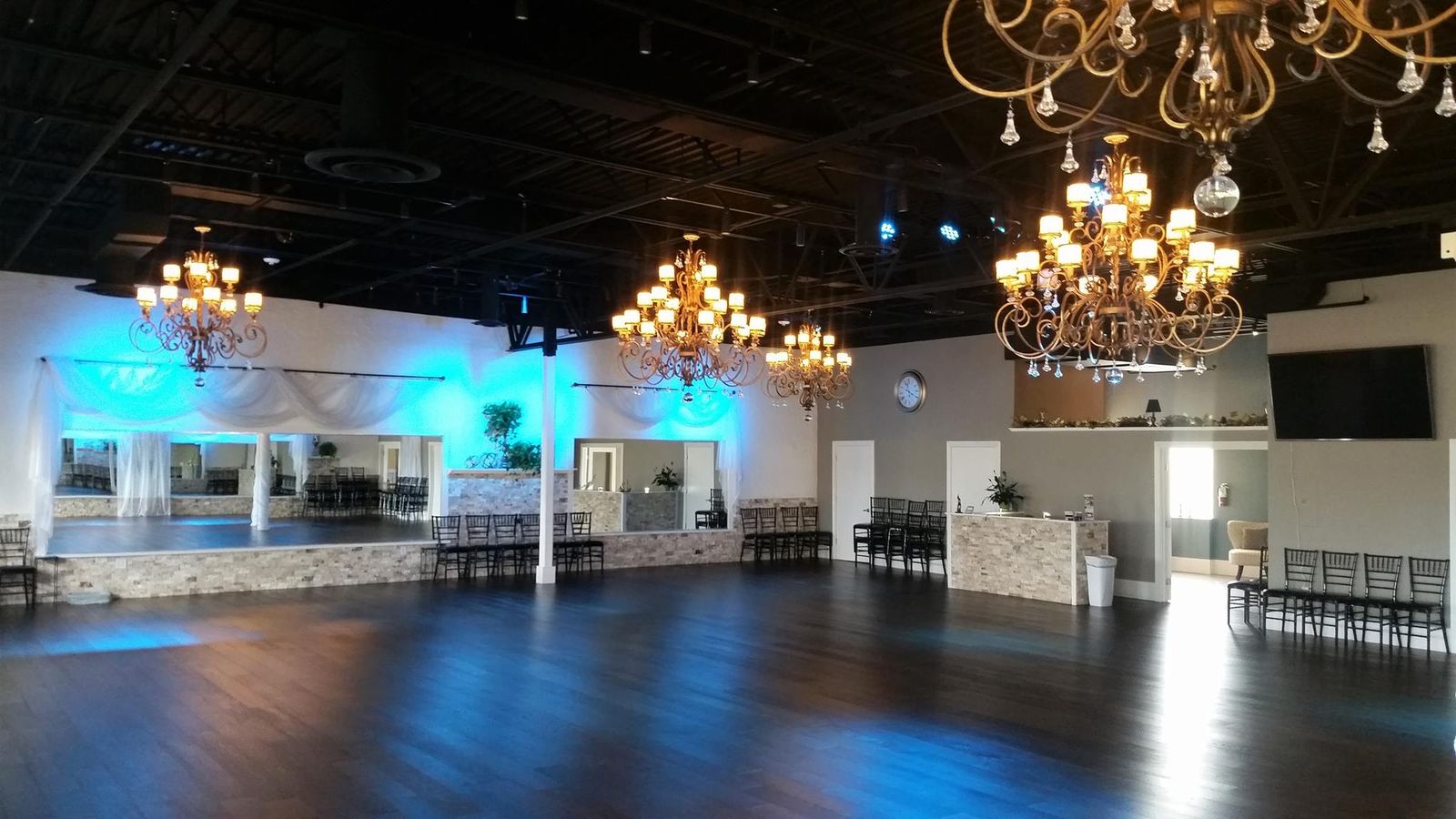 Ballroom dance floor at Rhythm and Smooth